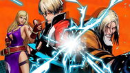 B. Jenet in front of Fatal Fury: COTW key art