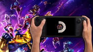 Thanos fighting off everyone in Marvel Contest of Champions