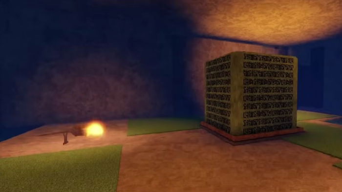 A Roblox character using Haki in Haze Piece.