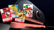 The Switch 2 with eShop cards
